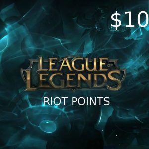 League of Legends 10 USD  Prepaid RP Card US