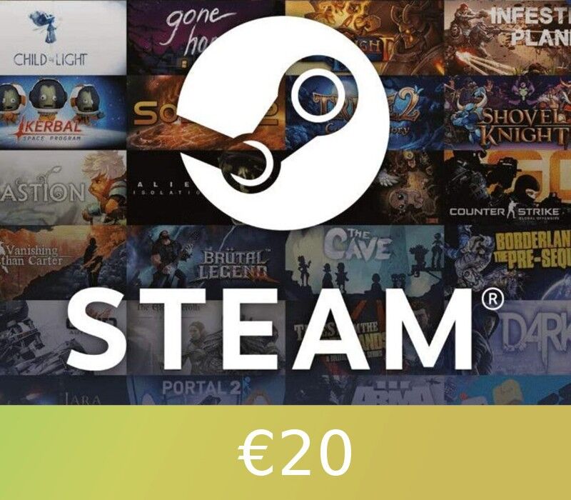 Steam Gift Card EUR 20 EU Activation Code