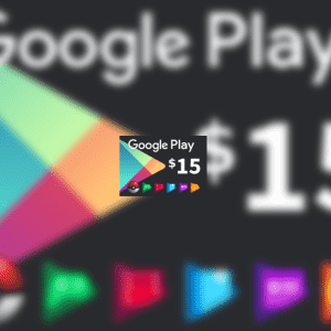 Google Play USD 15 US Gift Card