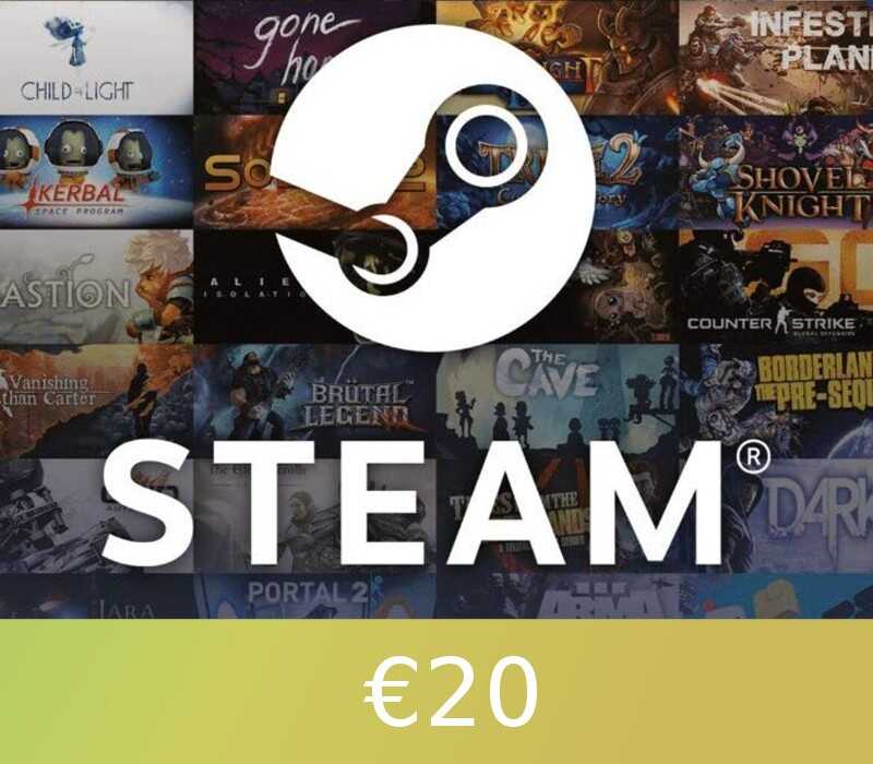 Steam Gift Card EUR 20 EU Activation Code