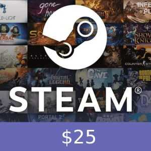 Steam Gift Card USD 25 Global Activation Code