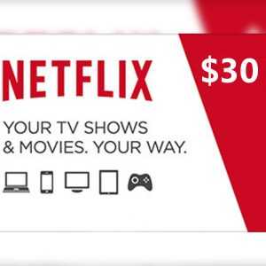 Netflix Gift Card USD 30 US