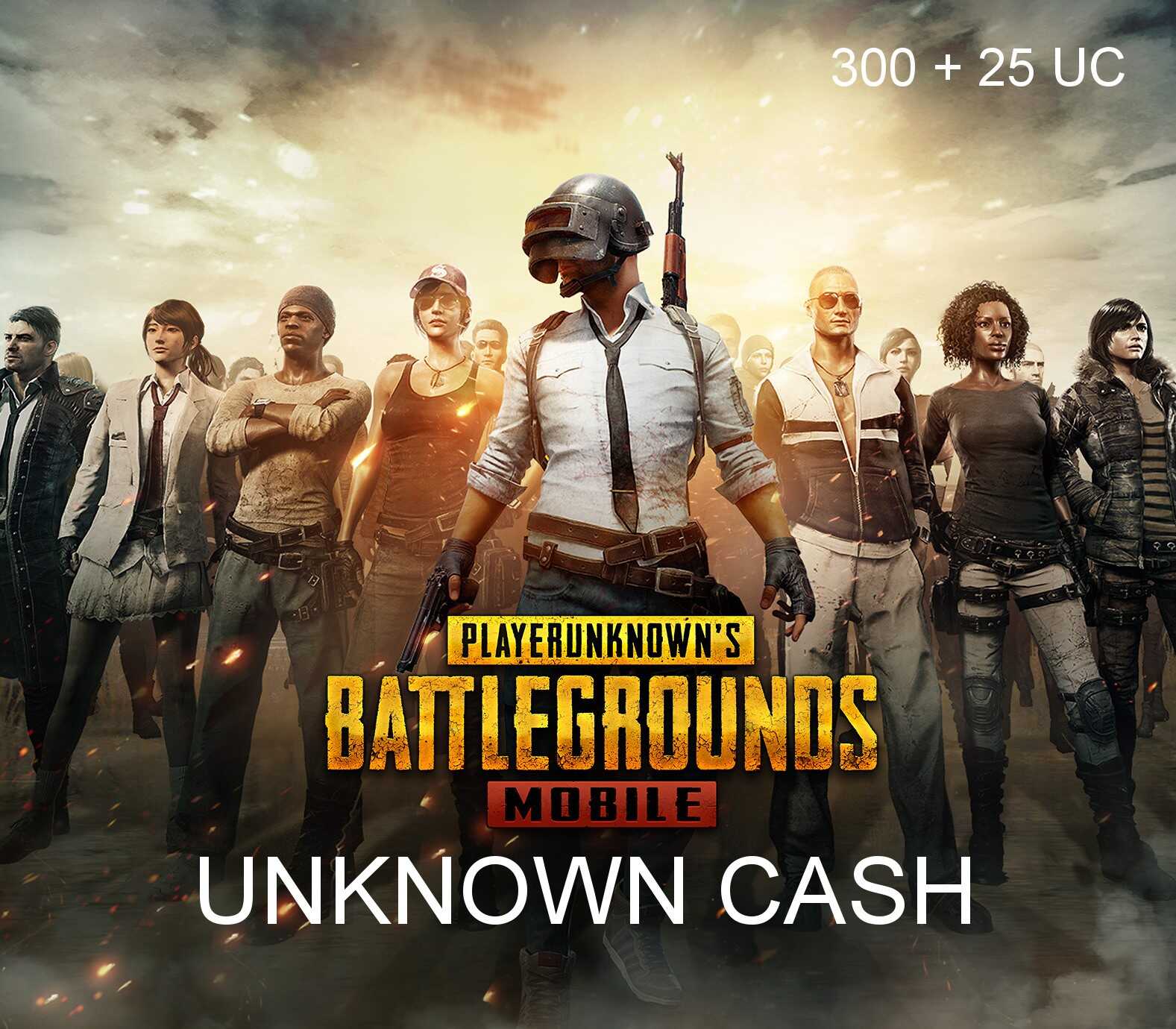 PUBG Mobile - 300 + 25 UC US Key