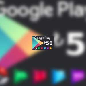 Google Play ₺50 TR Gift Card