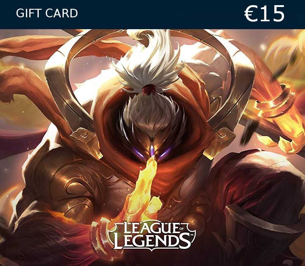 League of Legends 15 EUR Prepaid RP Card EU