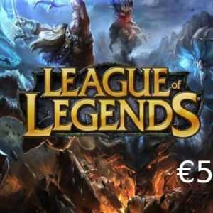 League of Legends 5 EUR Prepaid RP Card EU