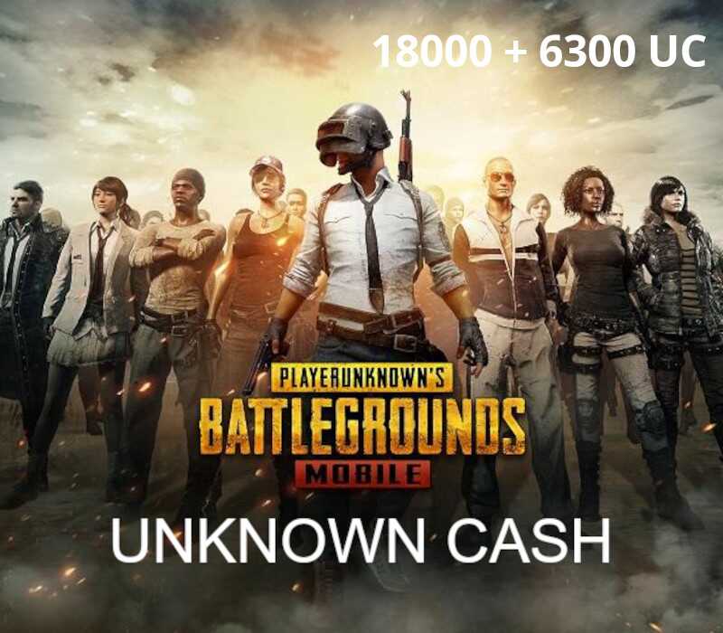 PUBG Mobile - 18000 + 6300 UC Key